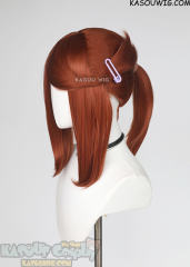 S-3 / KA022 Copper Penny ponytail base wig with long bangs