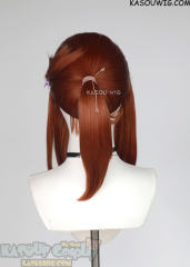 S-3 / KA022 Copper Penny ponytail base wig with long bangs