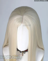 Gachiakuta August 100cm long pale blonde straight wig