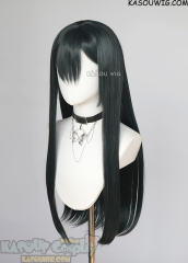 Alien Stage Zombie Stage Sua long straight greenish black wig