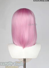 M-LITE-1 KA034 Baby Pink shoulder length bob wig with short bangs