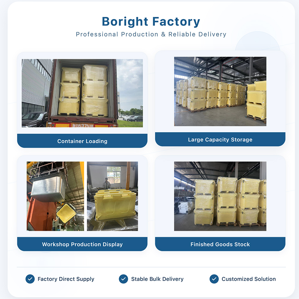 Boright Factory - Rotomolding Production, Container Loading, Workshop