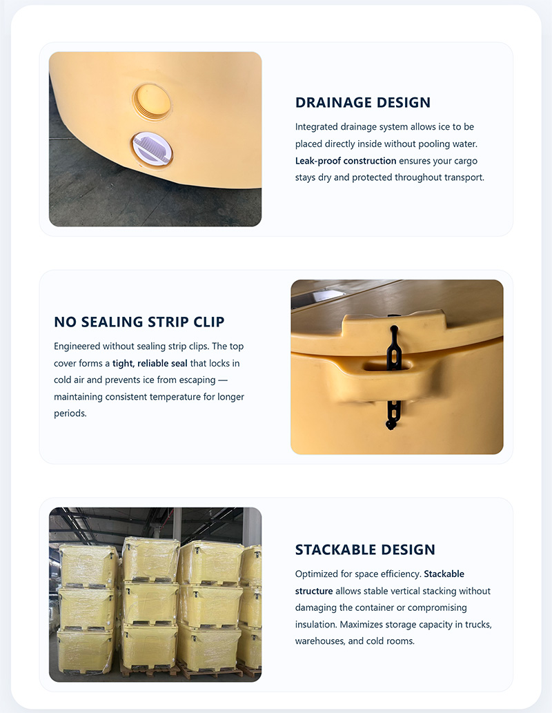 Drainage System, Clip-Free Sealing, Stackable Design