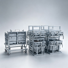 Complete Rotomolded Cooler Mold System: Body Mold, Lid Mold & PU Foaming Jig for Mass Production