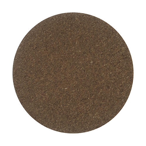 Set of 6 natural color Round Cork Placemats