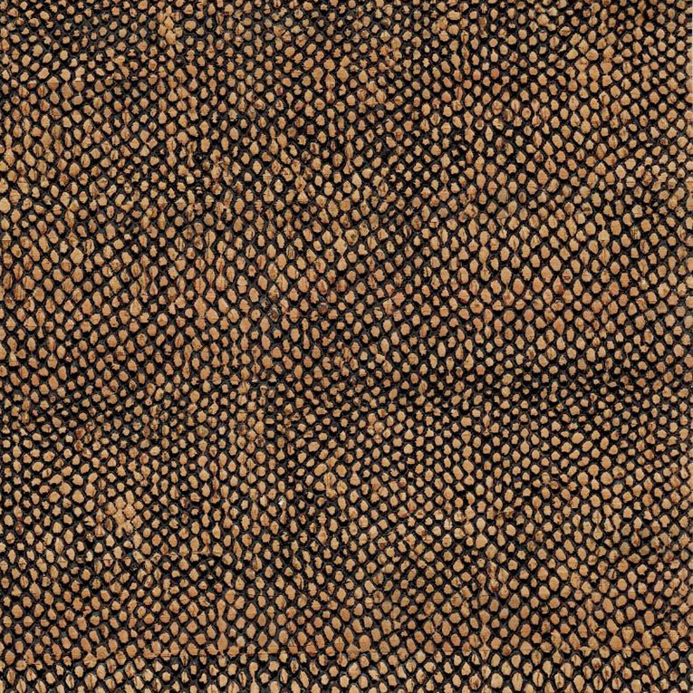 Snake skin pattern Emboss on Cork Leather