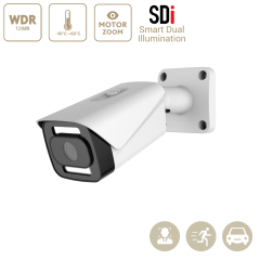 8MP/5MP/2MP Motorized Bullet EiZSense Smart Light Camera