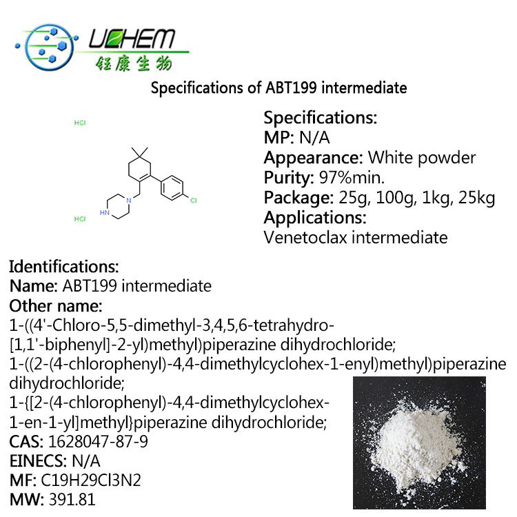 Supply high quality ABT199 intermediate cas 1628047-87-9 in stock