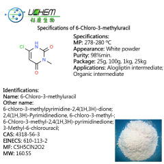 High quality and best price 6-Chloro-3-methyluracil CAS 4318-56-3 in stock