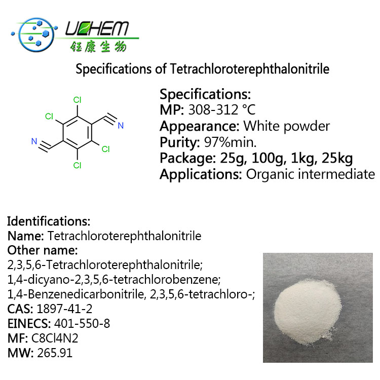 High quality cas 1897-41-2 Tetrachloro-terephthalonitrile made in china