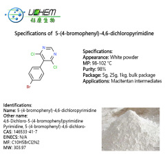 5-(4-bromophenyl)-4,6-dichloropyrimidine CAS 146533-41-7 with high purity