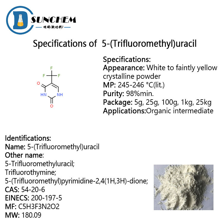 High Quality Trifluorothymine CAS 54-20-6 Manufacturer