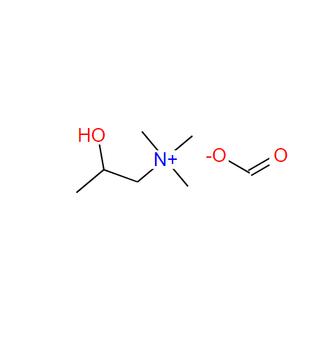 Manufacturer supply high quality 2-HYDROXYPROPYLTRIMETHYLAMMONIUMFORMATE CAS:62314-25-4