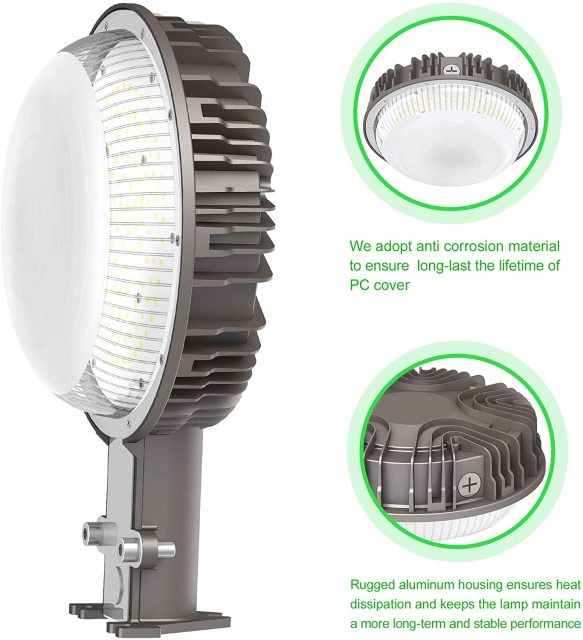 Ngtlight® 120W LED Barn Lights 15000LM 5000K 700W MH Replacement IP65 Outside LED Exterior Farm Lights Fixture