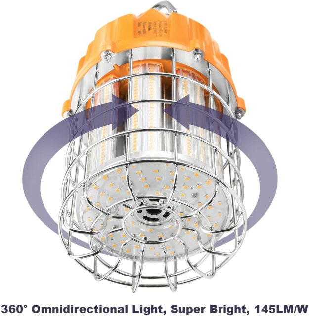 Ngtlight® 80W LED Temporary Work Lights 11,600LM 5000K 350W MH HID HPS Equivalent LED Job Sites Temp Lighting
