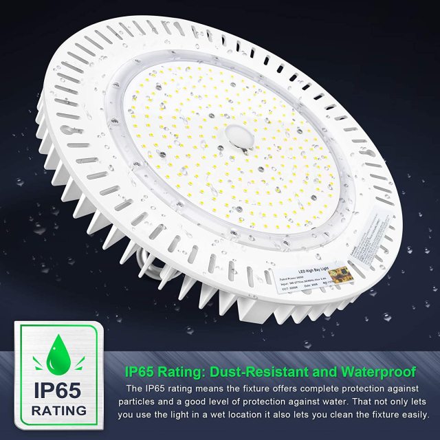 Ngtlight® 240W LED High Bay Light 33,000lm Output IP65 Waterproof Dimmable UL & DLC Listed