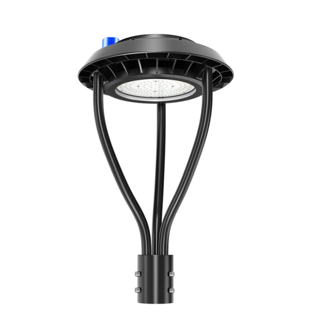 Ngtlight® 80W Led Post Top Lights With Photocell 10125Lm 5000K LED Circular Area Pole Light [450W Equivalent] IP65 Waterproof