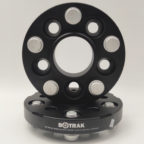 BOTRAK WSN 5x100 to 5x112 vw to audi wheel spacer adapter 57.1mm spacer bore to 66.6mm wheel bore