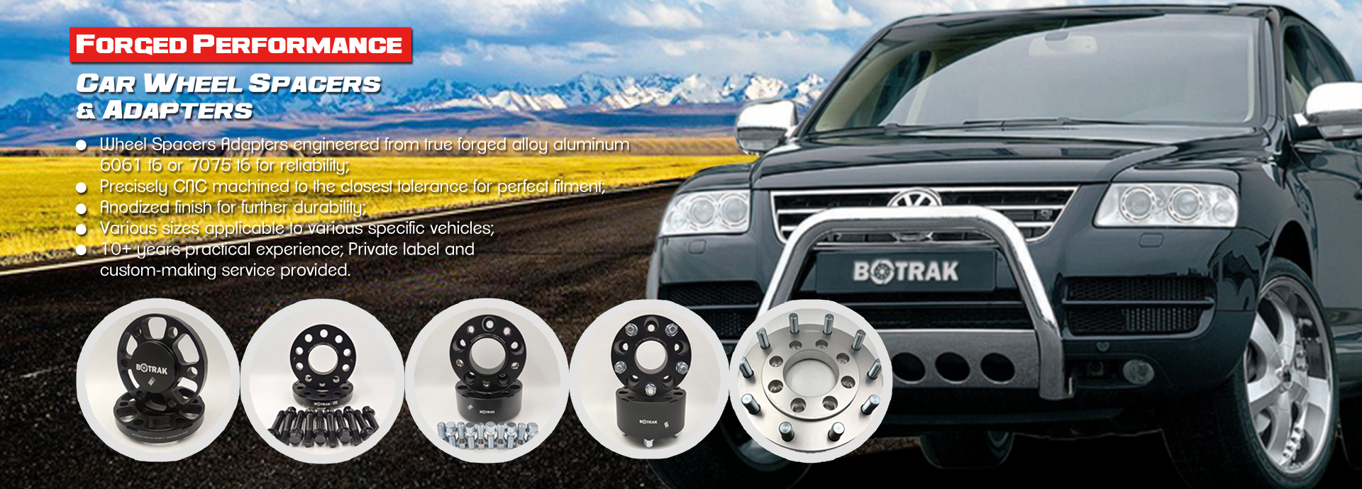 Gap wheel spacers & adapters