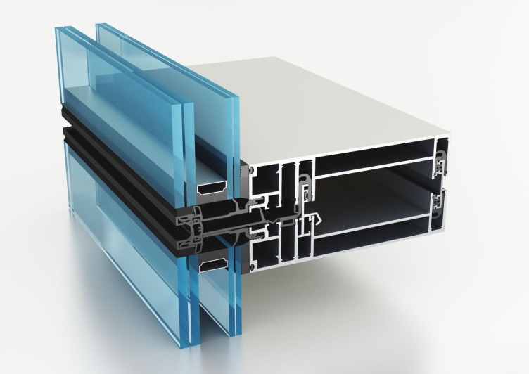Aluminum curtain wall
