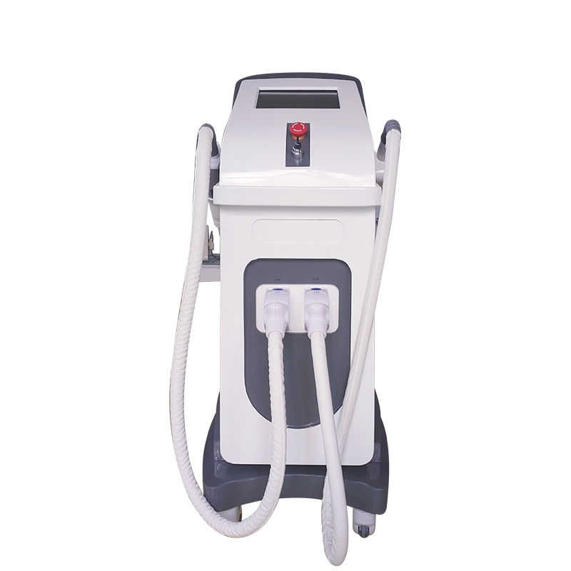 Vertical multifunctional IPL&nd yag laser machine