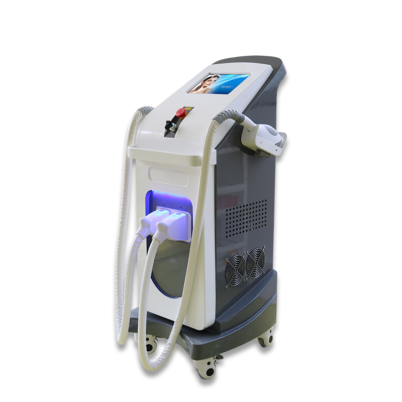 Vertical multifunctional IPL&nd yag laser machine