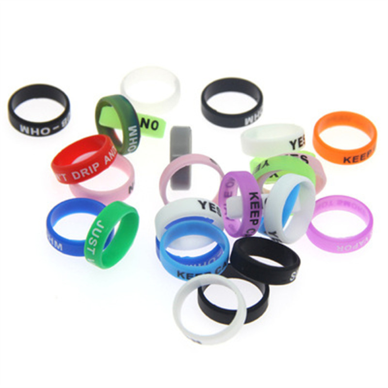 22MM silicone anti-skid ring decorative ring 6pcs/lot mix colors