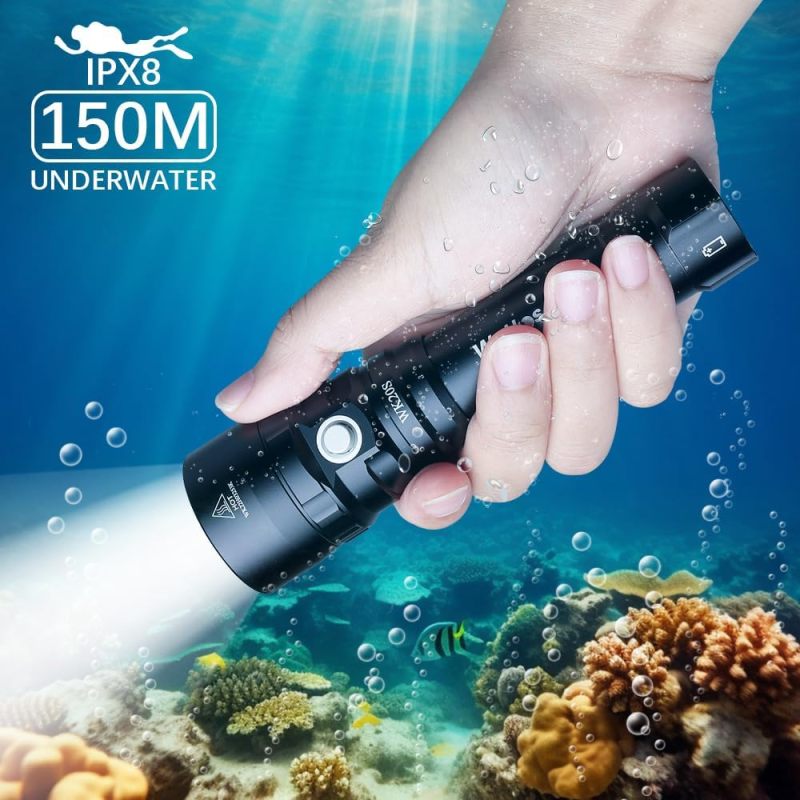 Wurkkos WK20S 2000lm Scuba Diving Flashlight, Amphibious Flashlight, SST40 18650