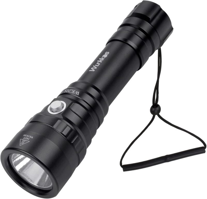 Wurkkos WK20S 2000lm Scuba Diving Flashlight, Amphibious Flashlight, SST40 18650