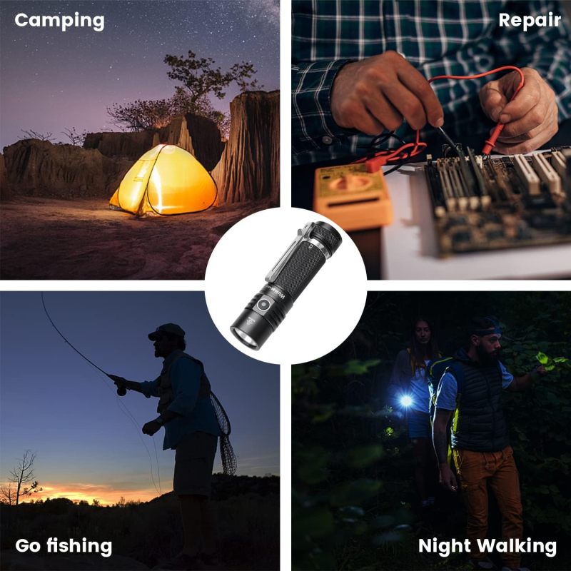 Wurkkos WK15 3000lm XHP50.2 USB C Rechargeable 21700 EDC Budget Light, Simple UI with Power Indicator/ATR/Reverse Charging