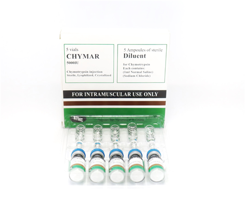 Chymotrypsin injection