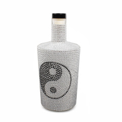 Tai Chi Rhinestone Wine Bottle