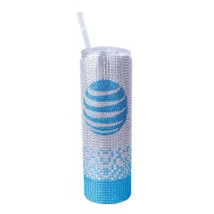 Rhinestone Water Bottle Accept Custom