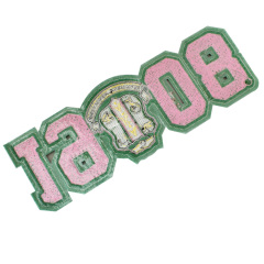 Pink 1908 AKA Large Chenille Patches