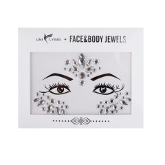 Face Body Rhinestone Jewelry Gem Sticker Wholesale Custom