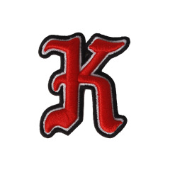 3D Letter Puff Embroidery Patch Custom Design