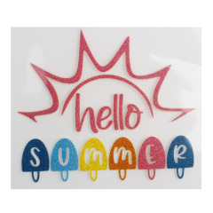 Glitter Heat Transfer Custom Design