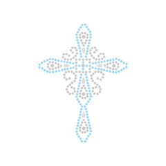 Cross Series Rhinestone Transfer Custom Bling Template