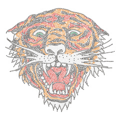 Tiger Series Bling Heat Transfer Rhinestone