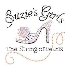 Ribbon Rhinestone Transfer Motif Bling