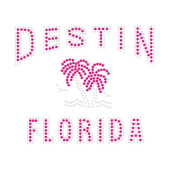 Ribbon Rhinestone Transfer Motif Bling