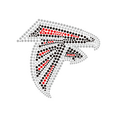Football Team Bling Design Rhinestone Transfer