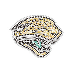 Football Team Bling Design Rhinestone Transfer