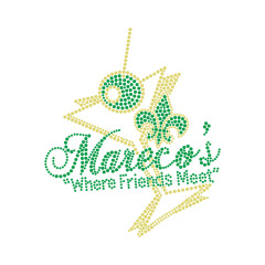 Love Rhinestone Transfer Bling