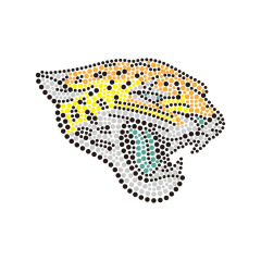 Football Team Bling Design Rhinestone Transfer