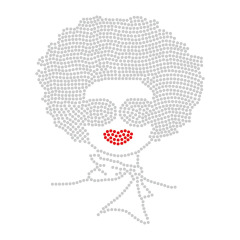 Prominent women Iris The Hooters Rhinestone Heat Transfer