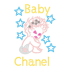 Prominent women Iris The Hooters Rhinestone Heat Transfer