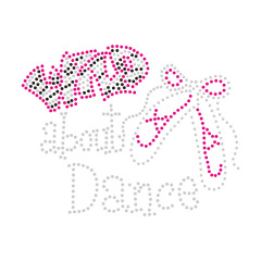 School Dance Rhinestone Heat Transfer Bling Crystal Hotfix