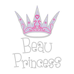 Fire Letter Pattern Rhinestone Transfer Bling