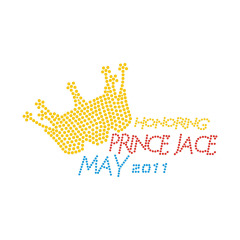 Crown Design Patterns Rhinestone Crystal Bling Transfer